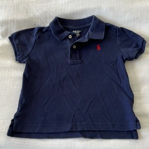 Ralph Lauren navy blue polo - 18M